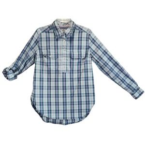 Ridgecut Toughwear Women's Plaid Button‎ Down Shirt Size Medium